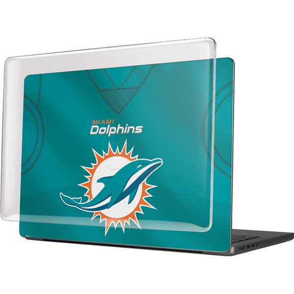 NFL Miami Dolphins Team Jersey MacBook Pro 14in (2021-24) Case plus Skin