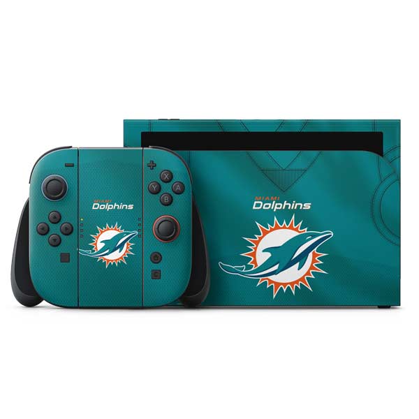 NFL Miami Dolphins Team Jersey Nintendo Skins