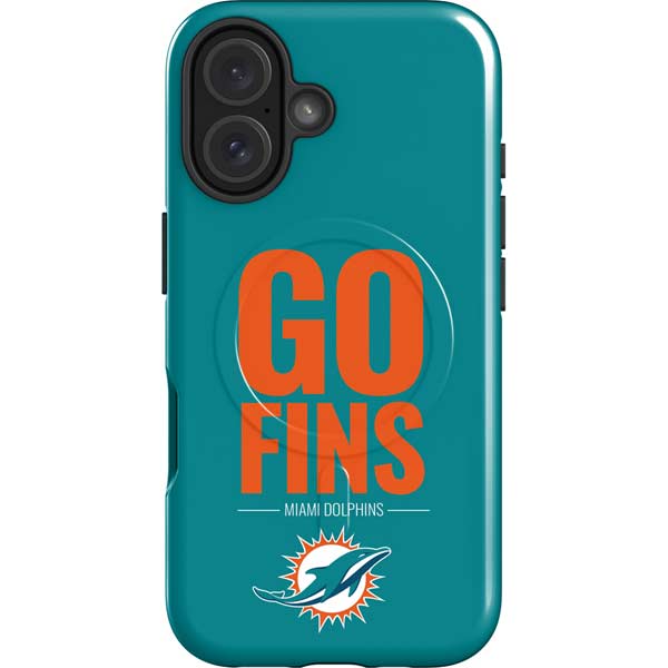 NFL Miami Dolphins Team Motto iPhone 16 Magsafe Impact Case