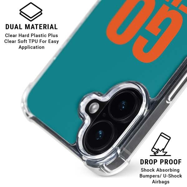 NFL Miami Dolphins Team Motto iPhone 17 Clear Case