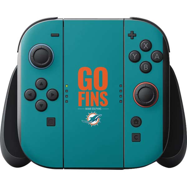 NFL Miami Dolphins Team Motto Nintendo Switch 2 (2025) with Joy-Con Skin