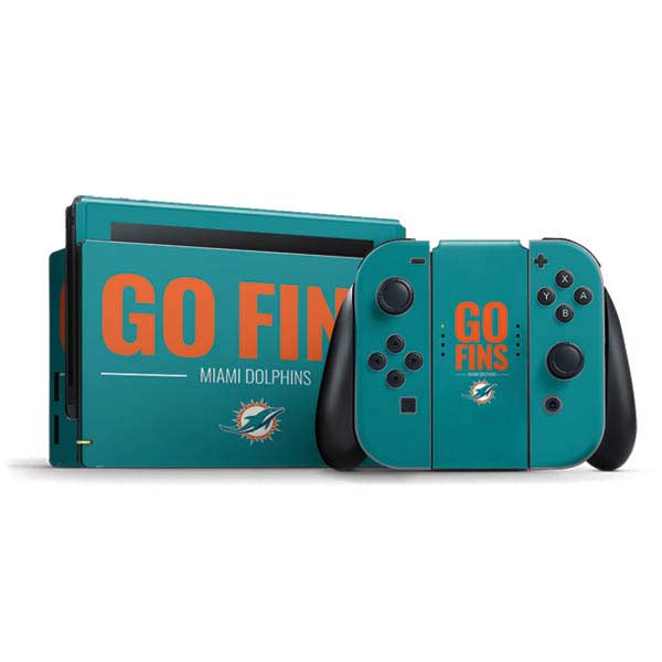 NFL Miami Dolphins Team Motto Nintendo Skins