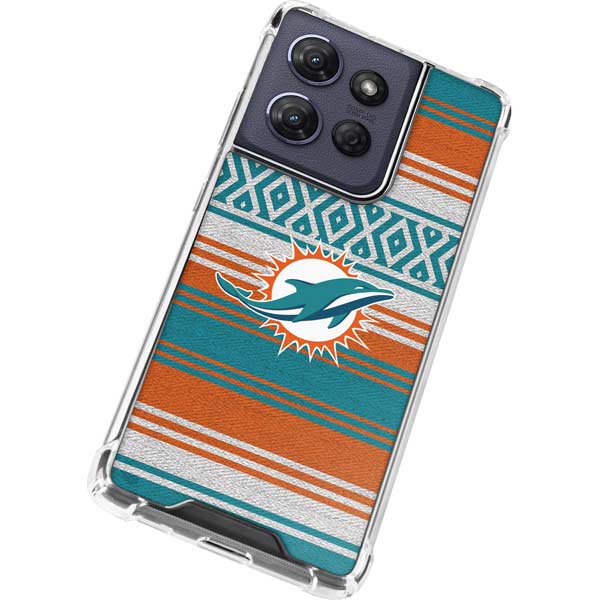 NFL Miami Dolphins Trailblazer Moto G 5G (2025) Clear Case