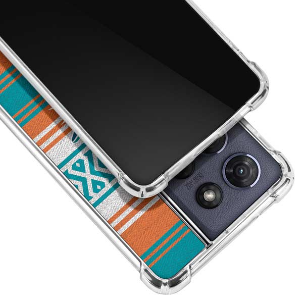 NFL Miami Dolphins Trailblazer Moto G 5G (2025) Clear Case