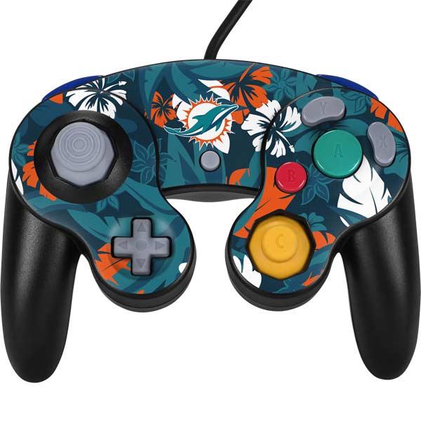 NFL Miami Dolphins Tropical Print Nintendo Skins