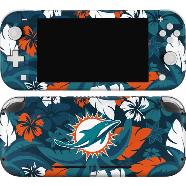 NFL Miami Dolphins Tropical Print Nintendo Skins