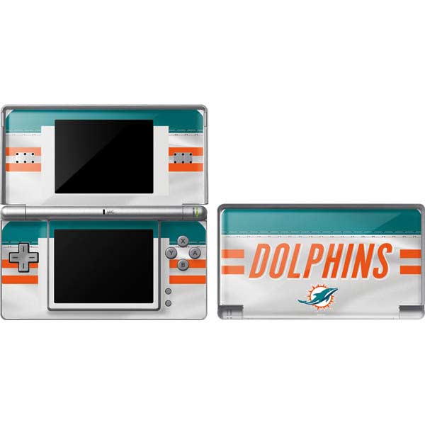 NFL Miami Dolphins White Striped Nintendo Skins