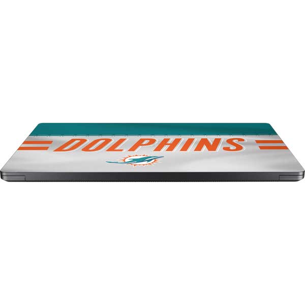 NFL Miami Dolphins White Striped Surface Laptop 7 15in Skin