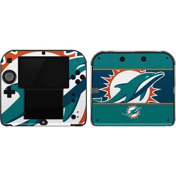 NFL Miami Dolphins Zone Block Nintendo Skins