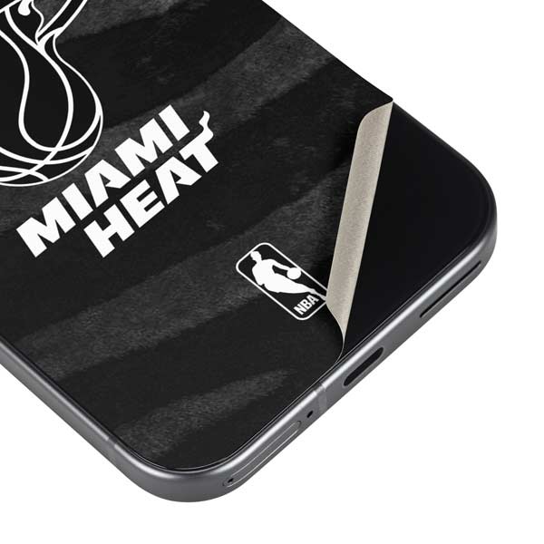 NBA Miami Heat Black Animal Print Google Pixel 10 Pro XL Skin