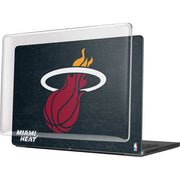 NBA Miami Heat Black Partial Logo MacBook Pro 14in (2021-24) Case plus Skin