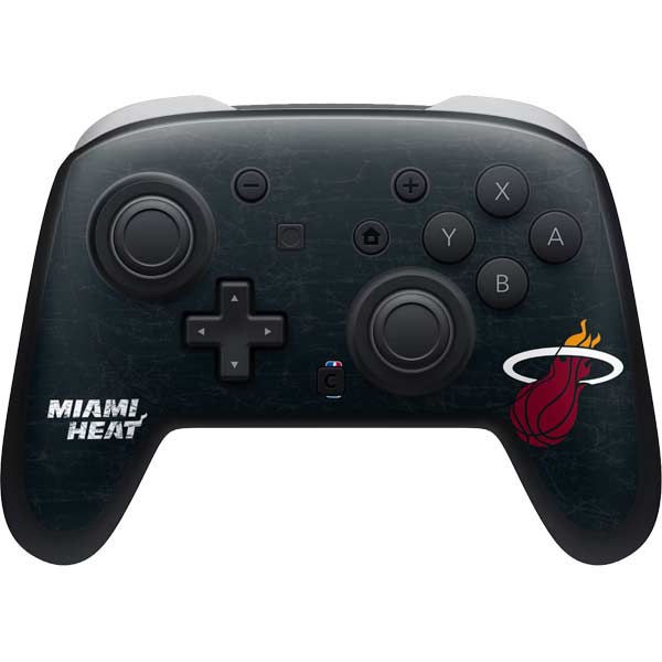 NBA Miami Heat Black Partial Logo Nintendo Switch 2 (2025) Pro ...