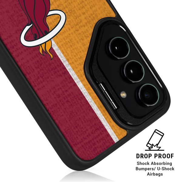 NBA Miami Heat Canvas Galaxy S26 Ultra Kickstand Case