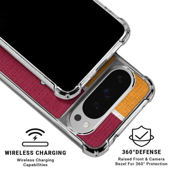 NBA Miami Heat Canvas Google Pixel 10 Pro Clear Case