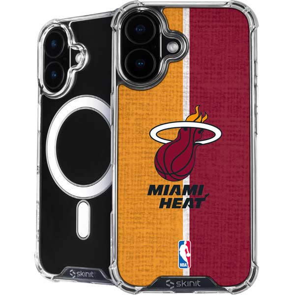 NBA Miami Heat Canvas iPhone 17 MagSafe Case