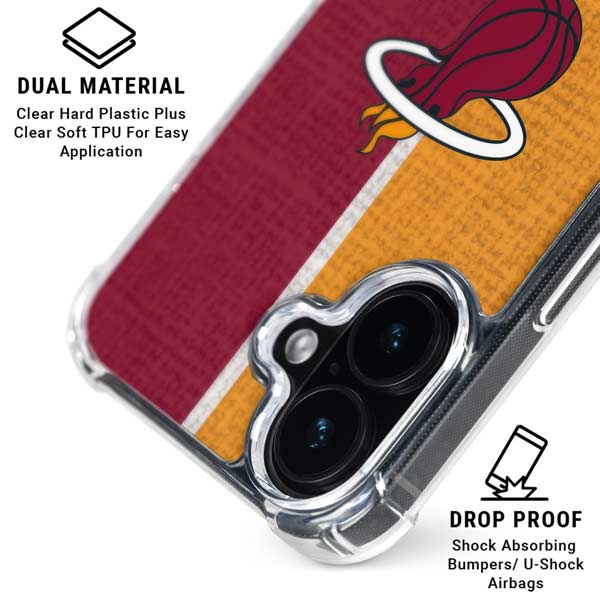 NBA Miami Heat Canvas iPhone 17 MagSafe Case