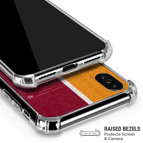 NBA Miami Heat Canvas iPhone X/XS Clear Case