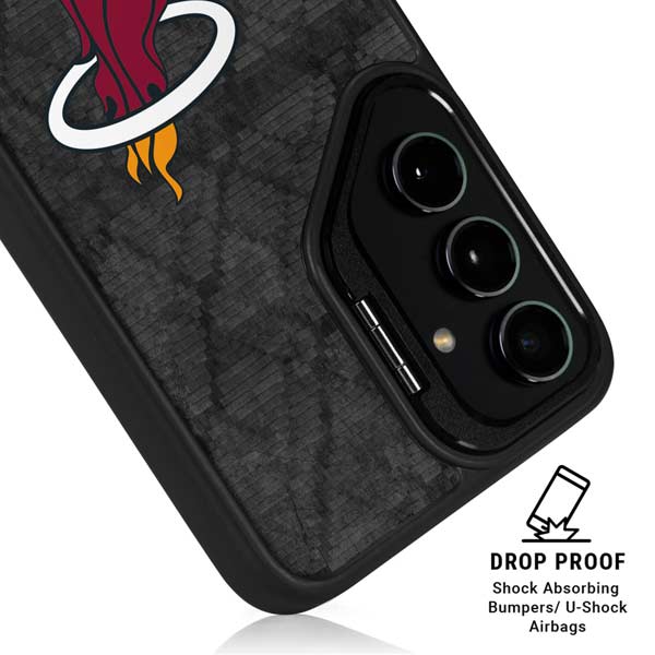 NBA Miami Heat Dark Rust Galaxy S26 Ultra Kickstand Case