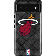 NBA Miami Heat Dark Rust Pixel Cases