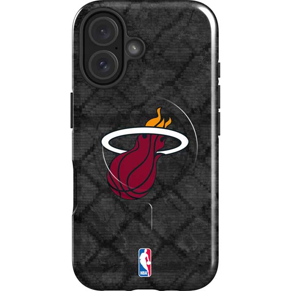 NBA Miami Heat Dark Rust iPhone 16 Magsafe Impact Case