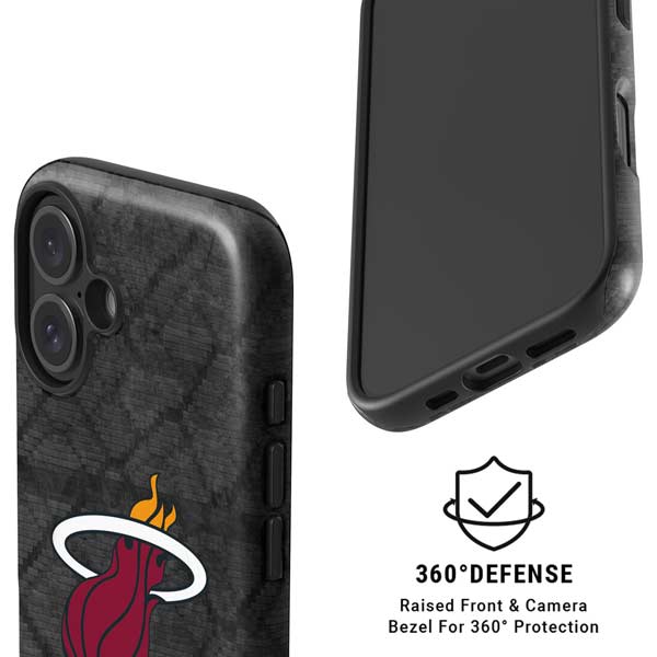 NBA Miami Heat Dark Rust iPhone 16 Magsafe Impact Case