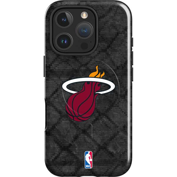 NBA Miami Heat Dark Rust iPhone 16 Pro Max Magsafe Impact Case