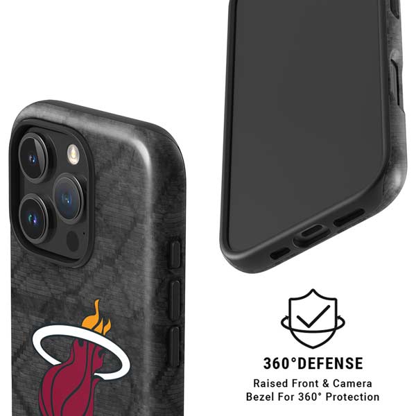 NBA Miami Heat Dark Rust iPhone 16 Pro Max Magsafe Impact Case