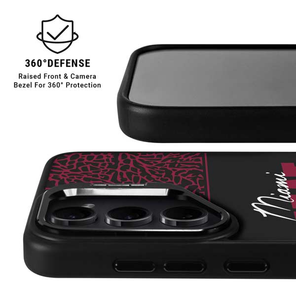 NBA Miami Heat Elephant Print Galaxy S26 Kickstand Case