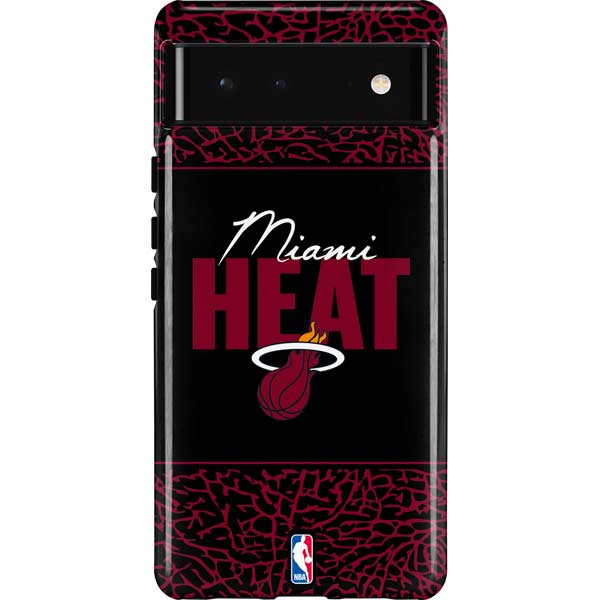 NBA Miami Heat Elephant Print Pixel Cases