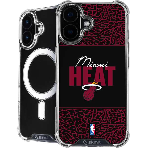 NBA Miami Heat Elephant Print iPhone 17 MagSafe Case