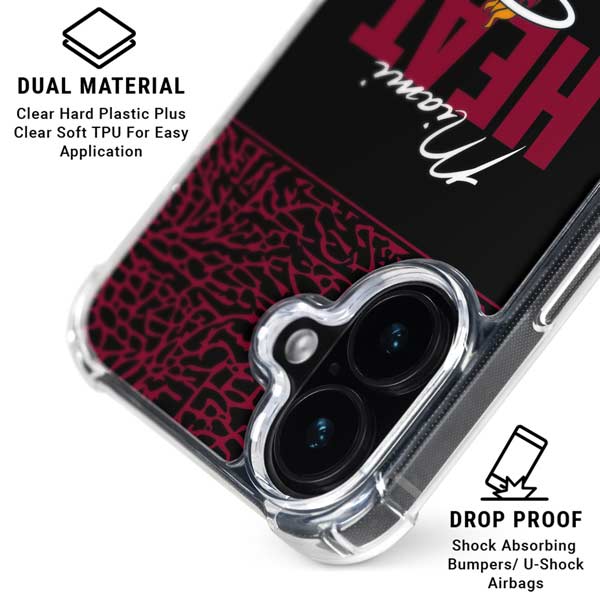 NBA Miami Heat Elephant Print iPhone 17 MagSafe Case