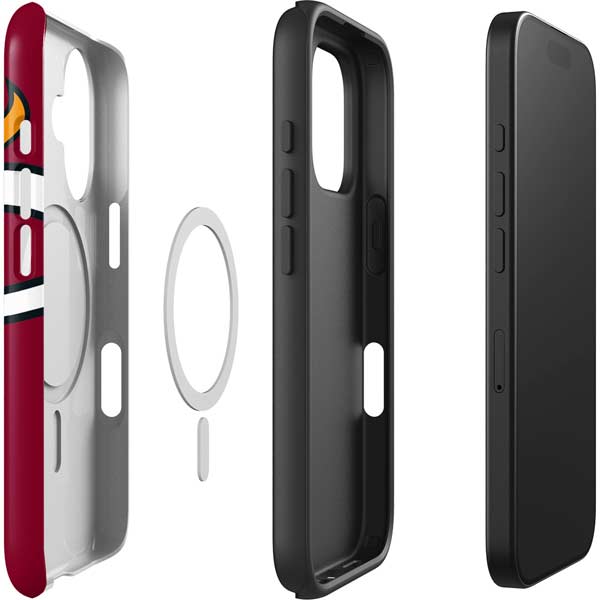 NBA Miami Heat Large Logo iPhone 16 Plus Magsafe Impact Case