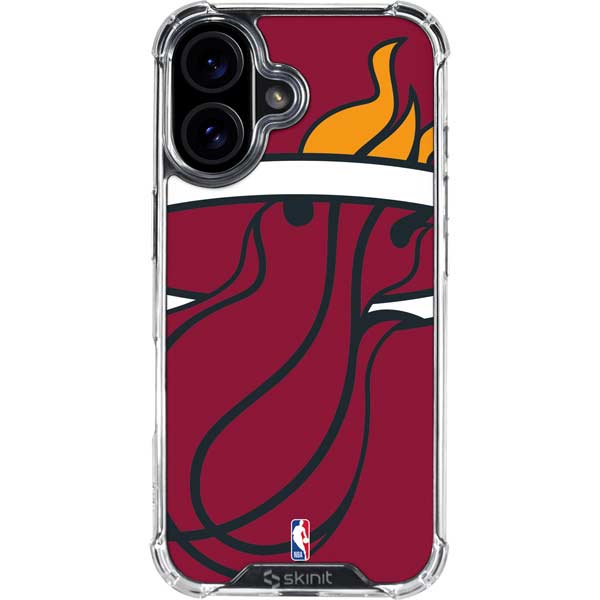 NBA Miami Heat Large Logo iPhone 17 Clear Case