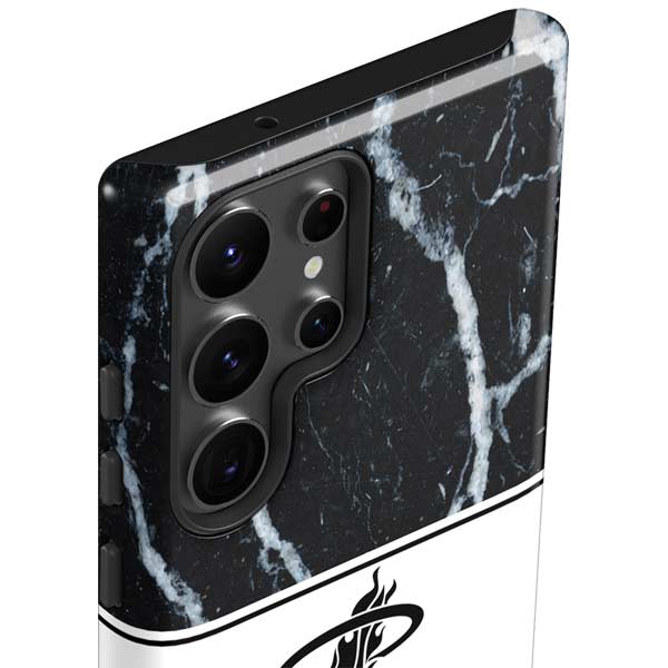 NBA Miami Heat Marble Galaxy S23 Ultra Pro Case