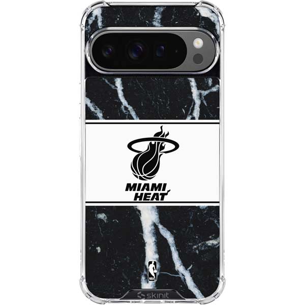 NBA Miami Heat Marble Google Pixel 10 Pro Clear Case