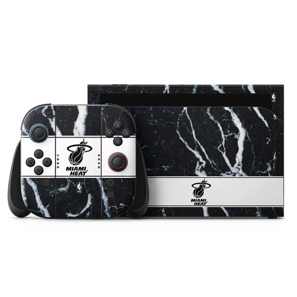 NBA Miami Heat Marble Nintendo Switch 2 (2025) with Joy-Con Skin