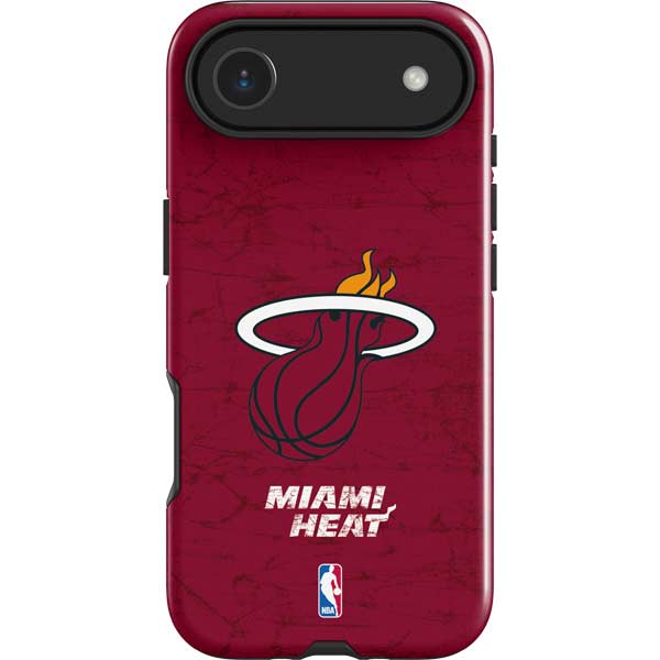 NBA Miami Heat Red Primary Logo iPhone 17 Air Impact Case