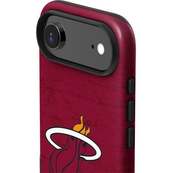 NBA Miami Heat Red Primary Logo iPhone 17 Air Impact Case