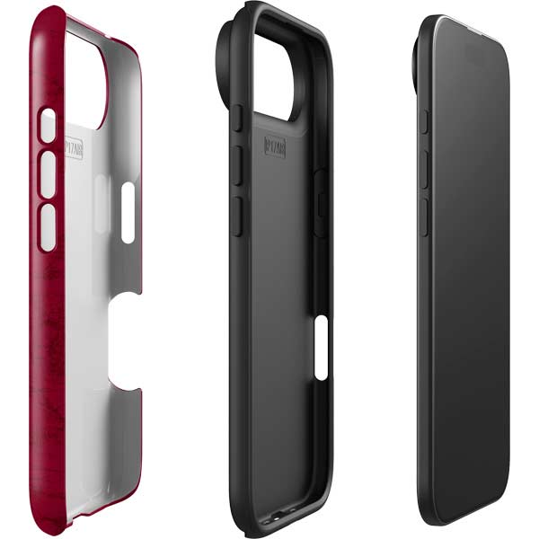 NBA Miami Heat Red Primary Logo iPhone 17 Air Impact Case