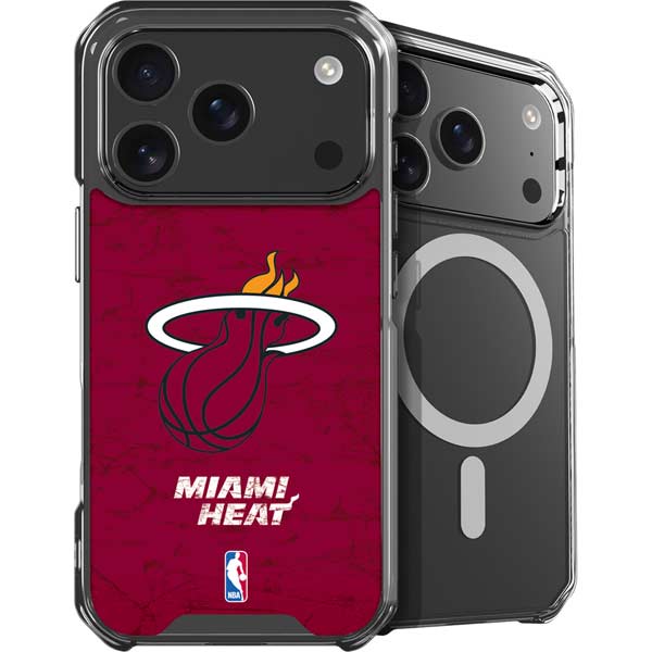NBA Miami Heat Red Primary Logo iPhone 17 Pro Max MagSafe Case