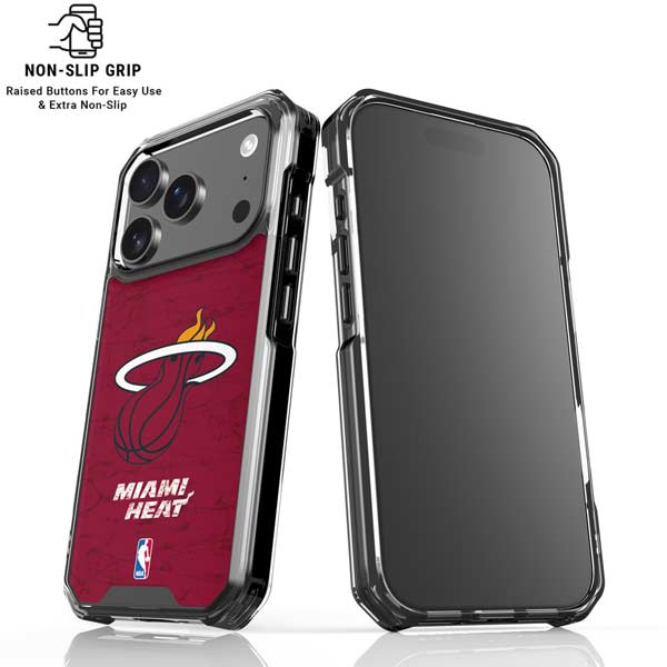NBA Miami Heat Red Primary Logo iPhone 17 Pro Max MagSafe Case