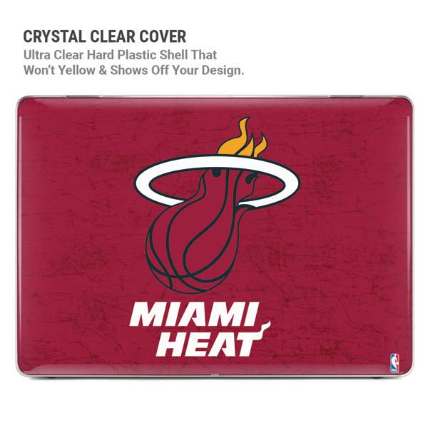 NBA Miami Heat Red Primary Logo MacBook Pro 14in (2021-24) Case plus Skin