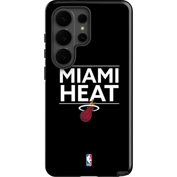 NBA Miami Heat Standard - Black Galaxy S26 Ultra Impact Case