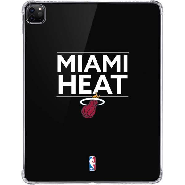 NBA Miami Heat Standard - Black iPad Pro 11in (2024) Clear Case