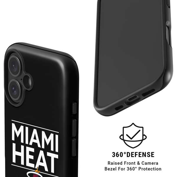 NBA Miami Heat Standard - Black iPhone 16 Magsafe Impact Case