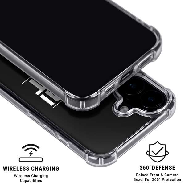 NBA Miami Heat Standard - Black iPhone 17 Clear Case