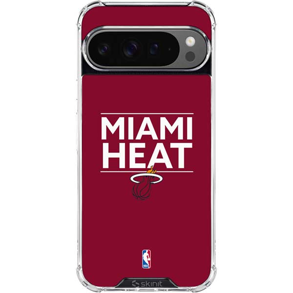 NBA Miami Heat Standard - Red Google Pixel 10 Pro XL Clear Case