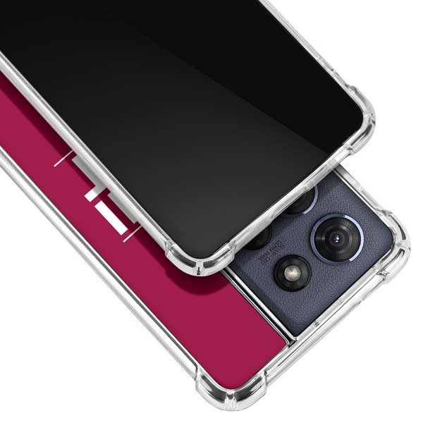 NBA Miami Heat Standard - Red Moto G 5G (2025) Clear Case