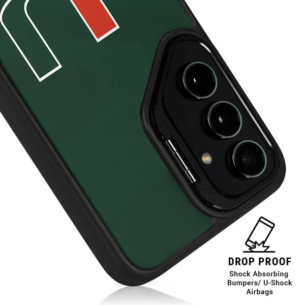 University of Miami Hurricanes Flag Galaxy S26 Plus Kickstand Case