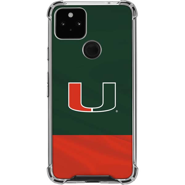University of Miami Hurricanes Flag Pixel Cases